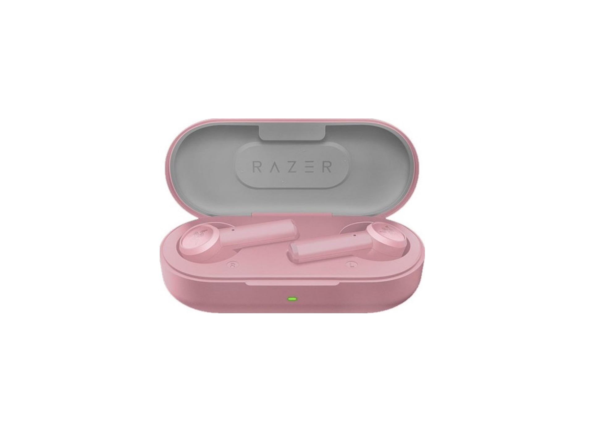 Razer Hammerhead True Wireless Bluetooth Gaming Earbuds: 60ms Low-Latency - IPX4 Water Resistant - Bluetooth 5.0 Auto Pairing - Touch Enabled - 13mm Drivers - Quartz Pink