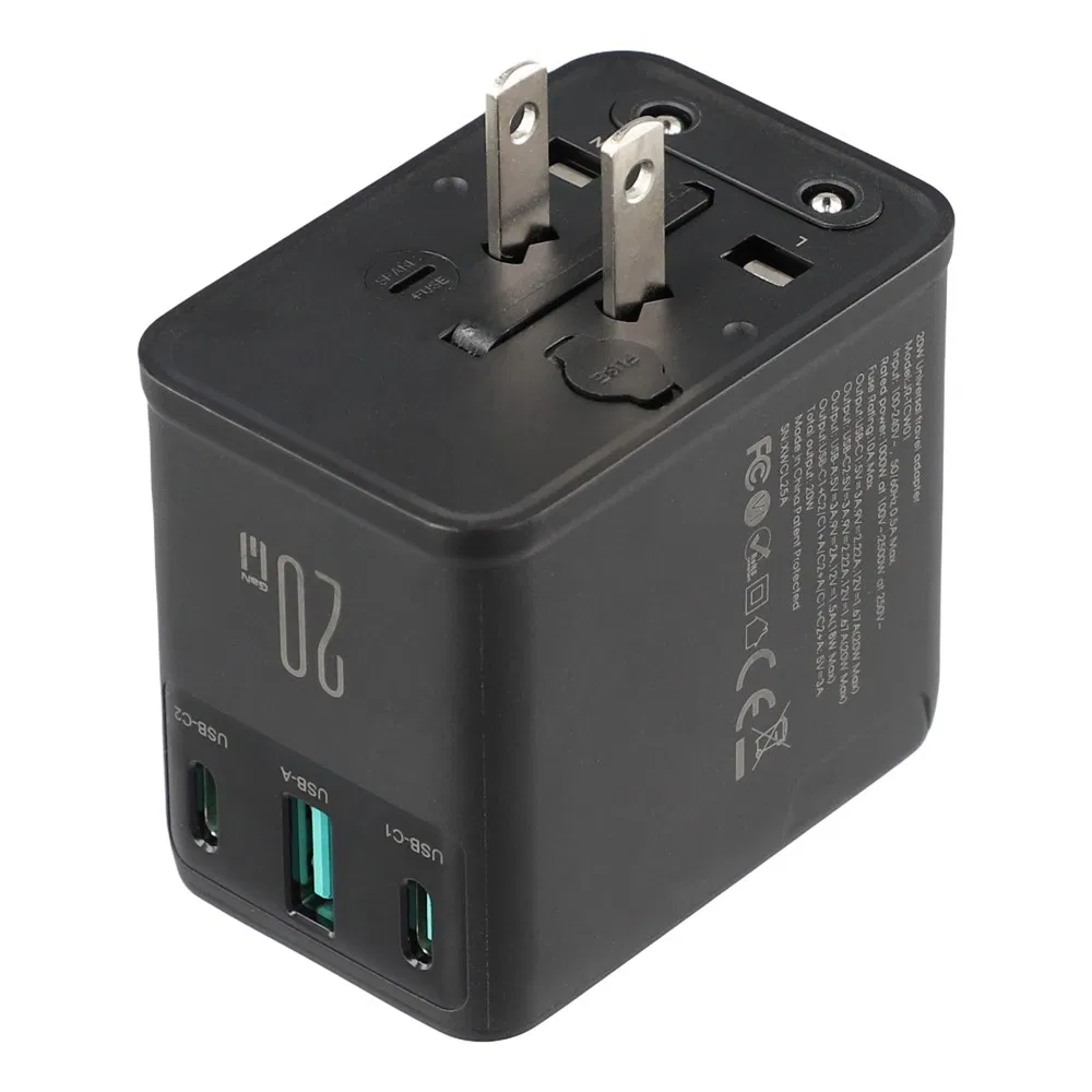 Joyroom-Jr-Tcw01-20W-Universal-Travel-Adapter-2-USB-C-Ubs-a-GaN-Charger-Black (4).webp