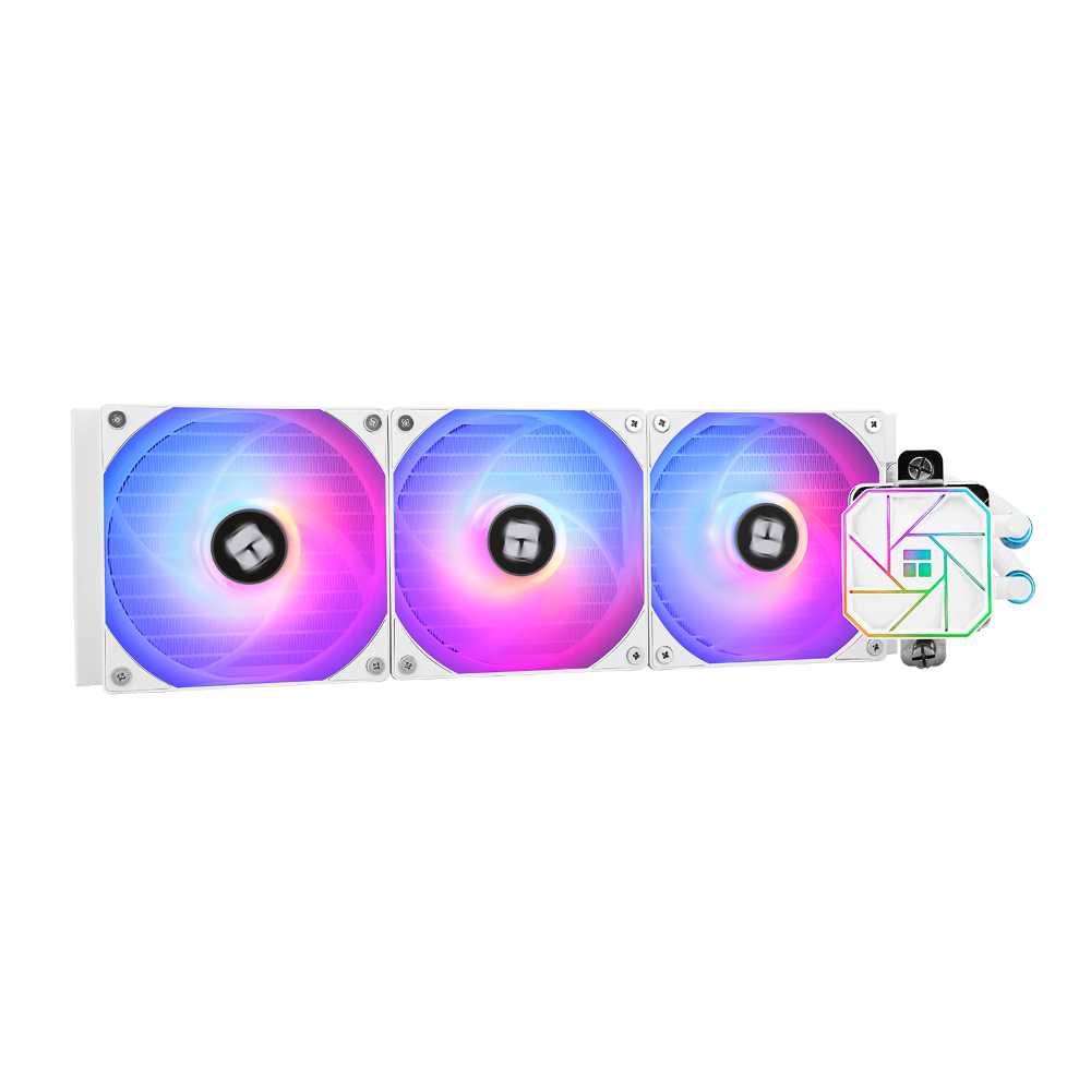 Thermalright Aqua Elite 360 V3 Water Cooling CPU Cooler, 3 PWM ARGB Fans with S-FDB Bearings,Efficient PWM Controlled Pump-White