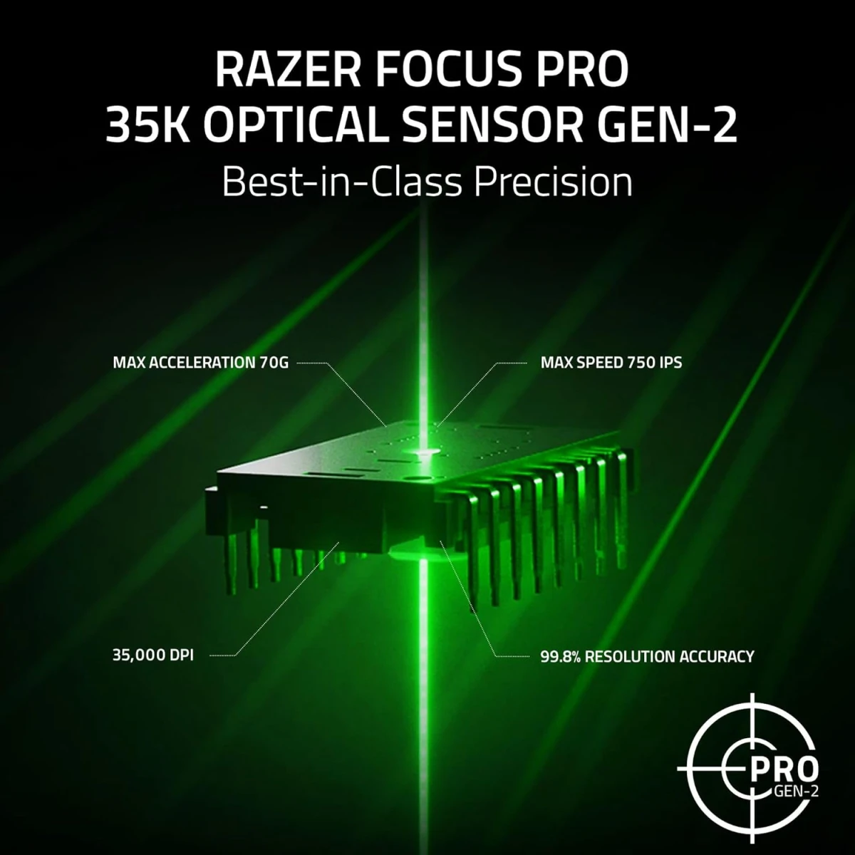 Razer Basilisk V3 35K Wired Gaming Mouse, Right-Handed, Focus Pro 35K Optical Sensor Gen-2, 35000 Max DPI, Optical Mouse Switches Gen-3, 4-Way Razer HyperScroll Tilt Wheel, Black