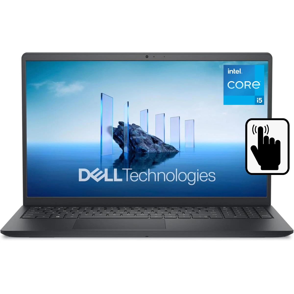 Dell 15 Laptop DC15250 (2025) NEW Intel Core i5 13Gen 10-Core Built For Everyday Computing w/ Touch Screen Display & Windows 11 (Customized) - Carbon Black