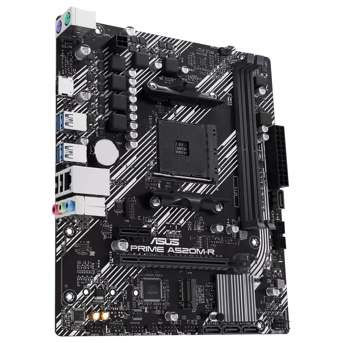 Asus Prime A520M-R AMD A520 (Ryzen AM4) Micro ATX Motherboard with M.2 Slot USB 3.2 Gen 2 Type-A hover