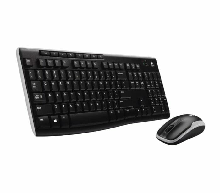 Logitech MK270 Wireless Keyboard and Mouse Combo (Black)