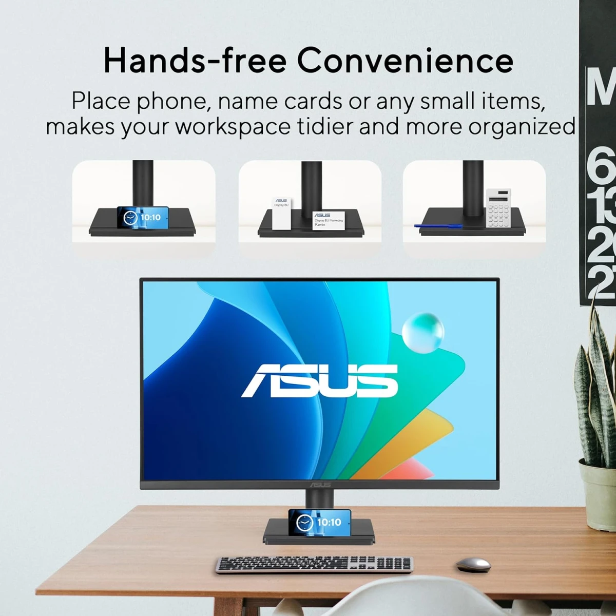 ASUS VA249QG Eye Care Gaming 24” IPS Full HD 120Hz 1ms Low Blue Light Flicker Free Ultra-Slim 300 nits w/ VGA , Display Port , Support 120Hz on PS5 ,HDMI & Speakers