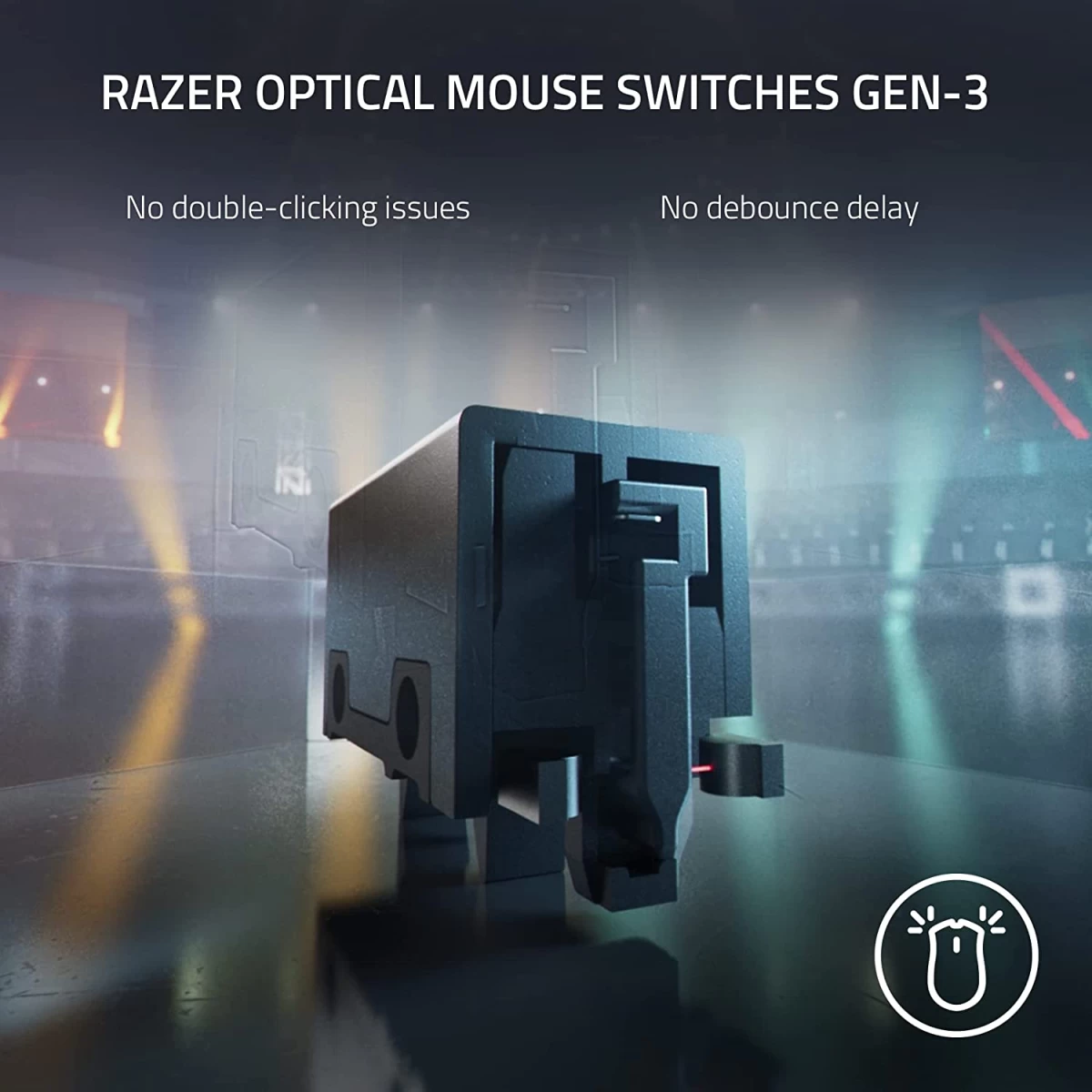 Razer DeathAdder V3 Pro HyperSpeed Wireless 63g Lightweight Focus Pro 30K Optical Sensor Switches Gen-3 - White Color