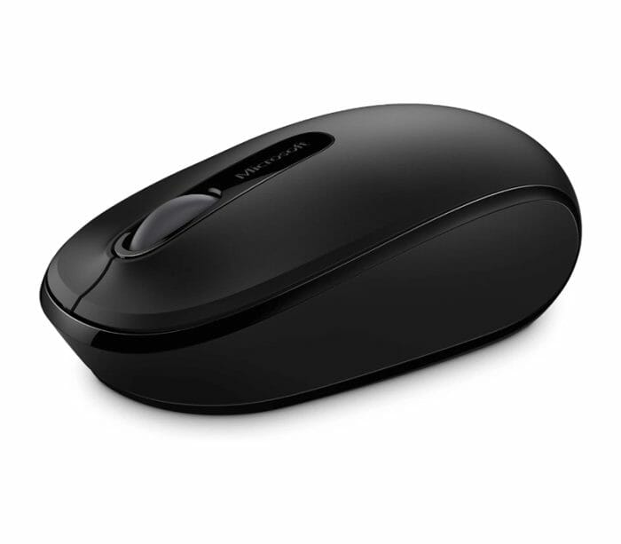 Microsoft 1850 Wireless Mobile Mouse 1850 Right/Left Hand Use w/ Nano transceiver For Microsft & Mac - Black