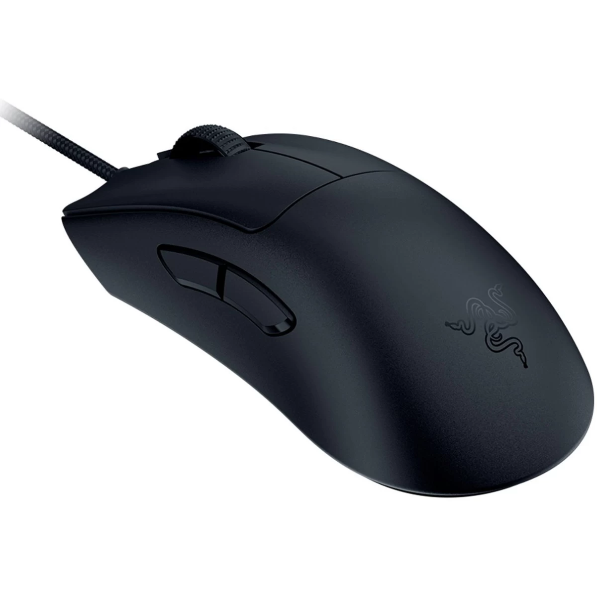 Razer DeathAdder V3 Wired 59g Lightweight 30K Optical Sensor Gen-3 Fast Optical Switches 8KHz Hyper Polling 6 Buttons Speedflex Cable - Black