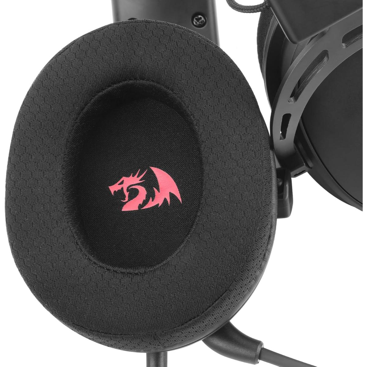 Redragon Cragblade Wired Gaming Headset, 53mm Drivers, Removable Microphone, H541,PC, Desktop, Laptop (Black)