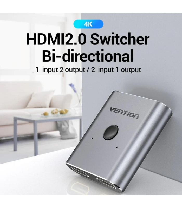 Vention 2 Port HDMI Bi-Direction Switcher