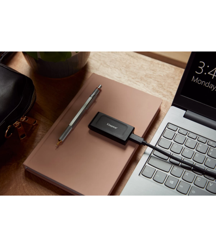 Kingston XS1000 2TB High Performance Pocket-Sized External SSD USB C w/ USB-C to USB-A Cable