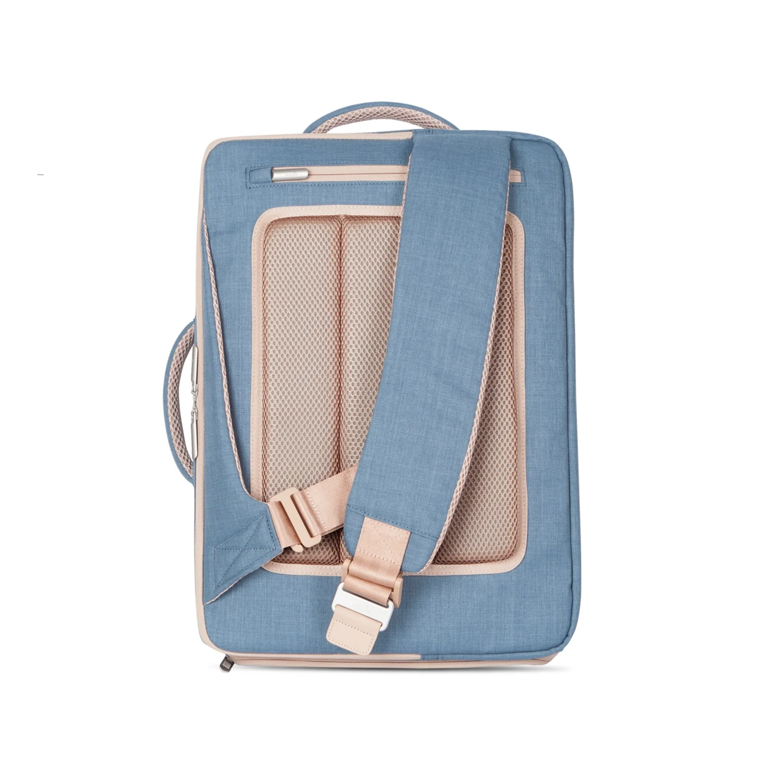 Moshi Venturo Backpack Ultra-Lightweight Durable Materials - Fits up to 15" Laptop - Steel Blue - 99MO077511