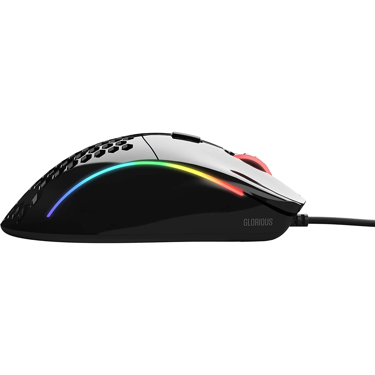 Glorious Model D 69G Superlight Honeycomb Mouse RGB USB Mouse - Glossy Black