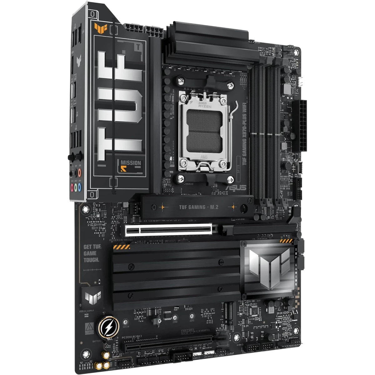 ASUS TUF Gaming X870-Plus WIFI 7 AMD X870 AM5 ATX 4x M.2 Slots DDR5 USB 3.2 Gen 2x2 Type-C® USB4® Header & 2.5Gb Ethernet