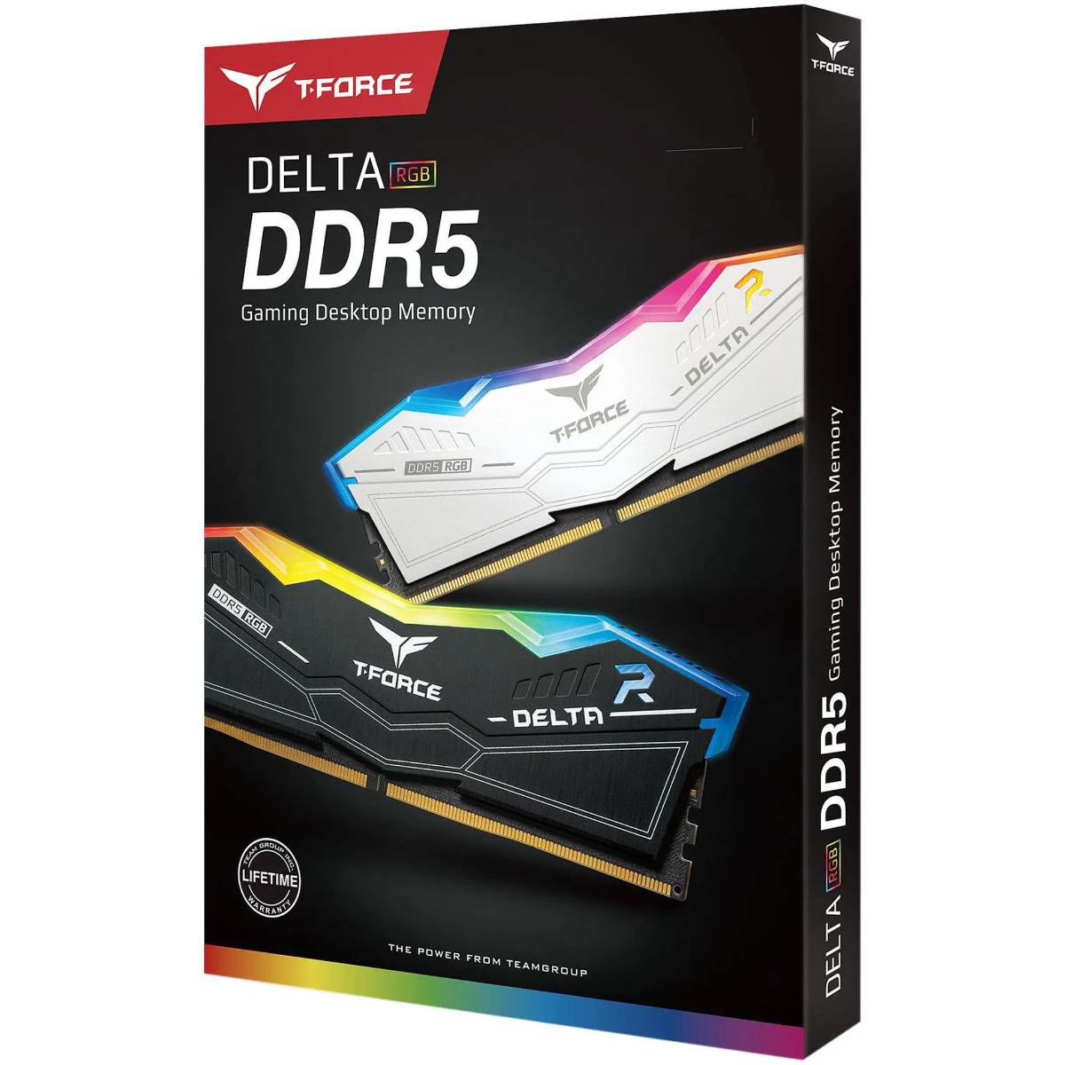 T-Force Delta RGB 32GB (2 x 16GB) 288-Pin PC RAM DDR5 6400 (PC5 51200) Desktop Memory Model