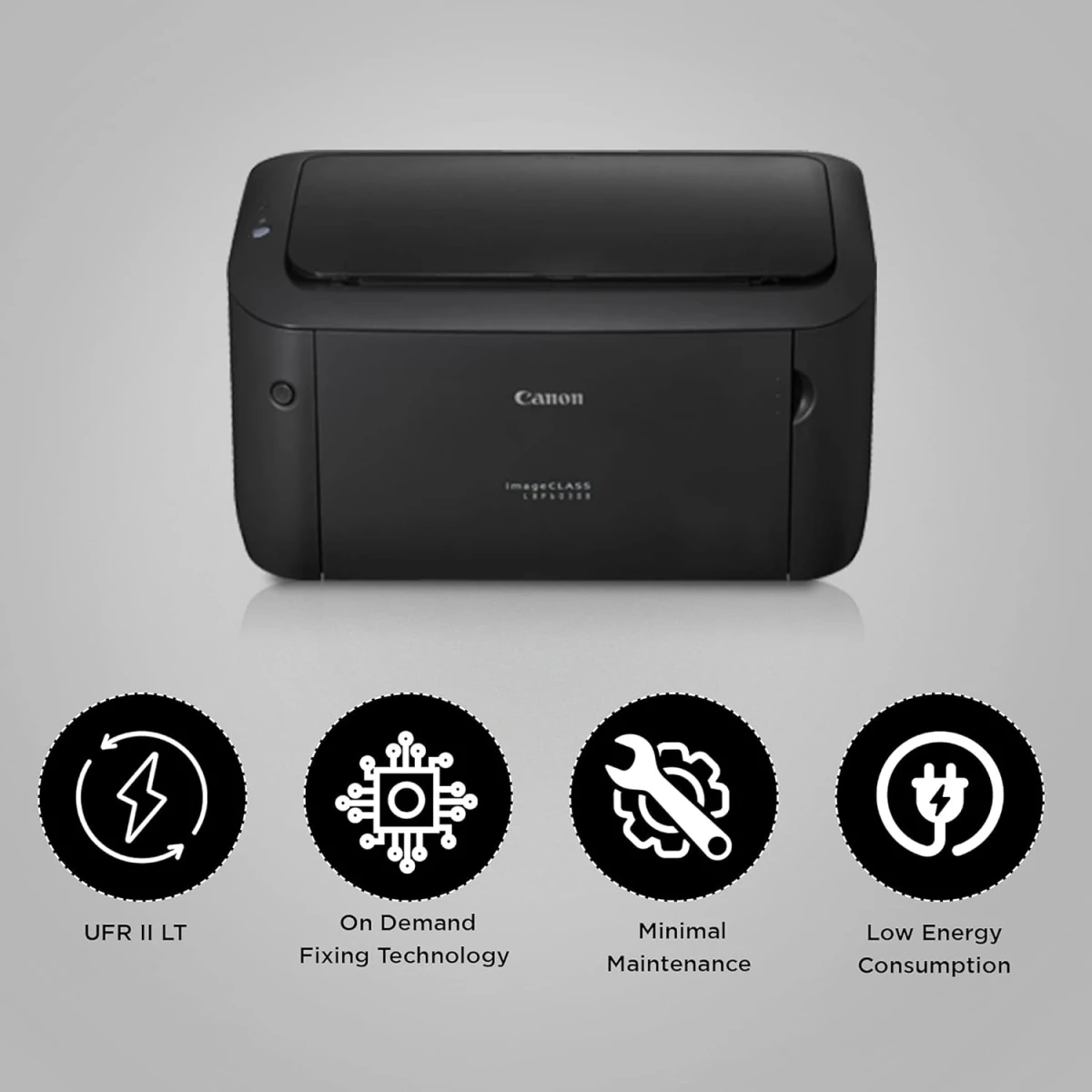 Canon imageCLASS LBP6030B Mono Printer, Windows, Mac and Linux Support USB Interface