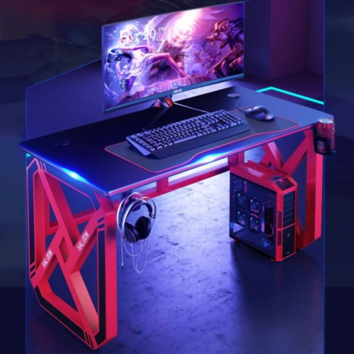 FEEX P205 Gaming Desk Share Tweet – 1400x700x800cm