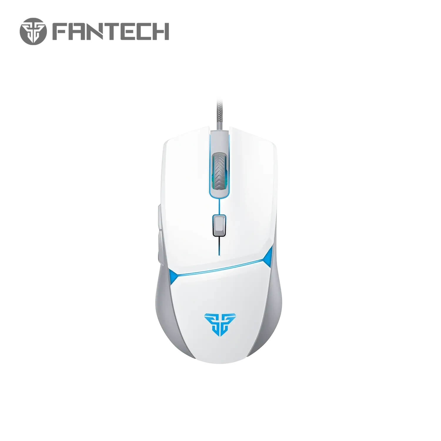 FANTECH P51 5-IN-1 COMBO Keyboard+ Mouse + Mousepad + Headset + Headset stand WHITE