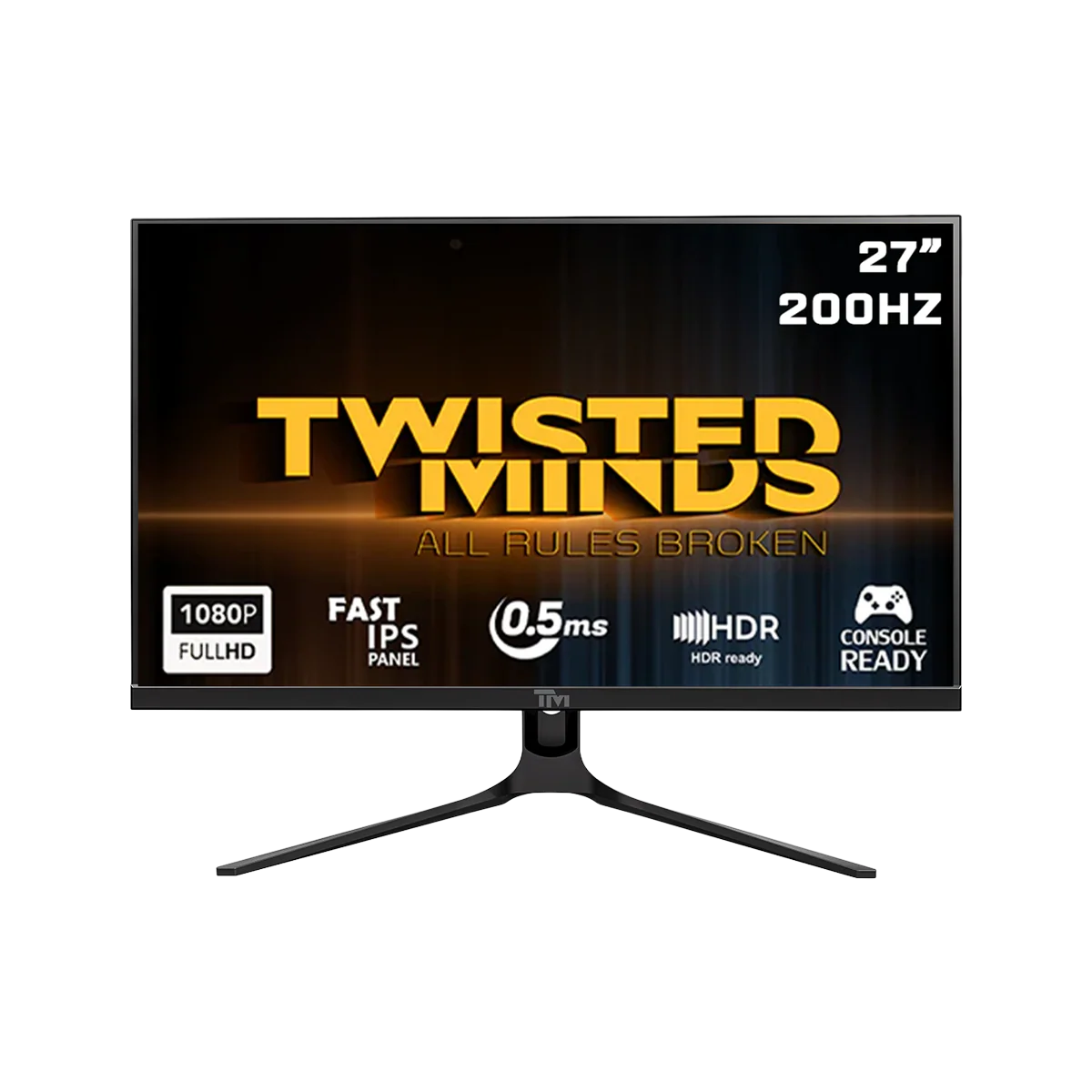 Twisted Minds Supreme Series Flat 27" FHD, 200HZ, 0.5MS, Fast IPS, HDMI 2.1 Gaming Monitor