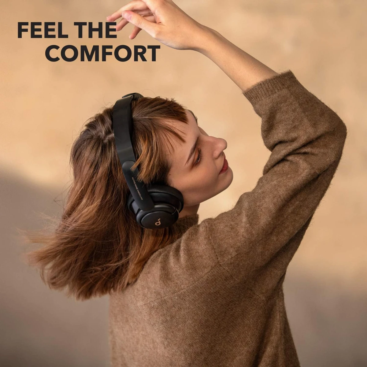 Anker soundcore Life Q30, Hybrid Active Noise Cancelling Headphones with Multiple Modes, Hi-Res Sound, Custom EQ via App, 50H Playtime, Comfortable Fit, Bluetooth, Multipoint Connection - Black