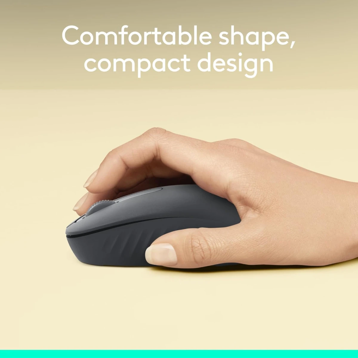 Logitech M196 Bluetooth Wireless Compact & Portable 12-Month Battery Smooth Tracking Compatible with PC & Mac, Windows and macOS - Graphite