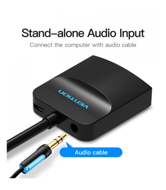 Vention VGA to HDMI Converter With Micro USB and Audio 0.15M