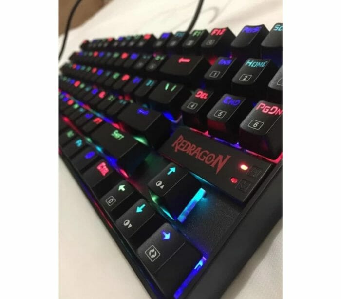 Redragon K552 KUMARA 87 Keys Mechanical Gaming Keyboard RGB LED Backlit Wired - Black