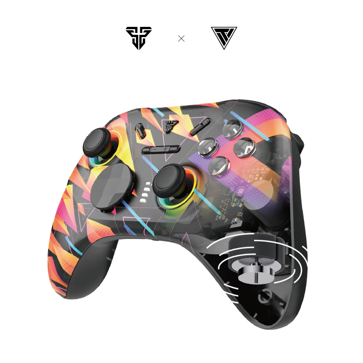 FANTECH EOS PRO WGP15 WIRELESS MULTI - PLATFORM GAMEPAD - ELECTRA SUPPORTS : PC/STEAM - SWITCH - iOS - MACOS -TvOS - ANDROID - TESLA VEHICLES - CLOUD GAMING - GAMR PASS