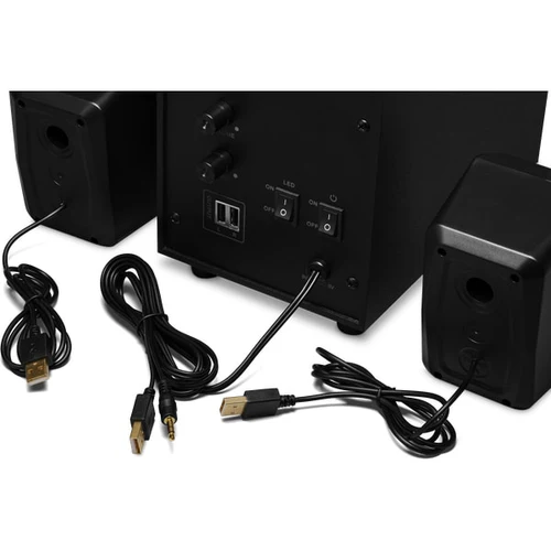 REDRAGON GS700 TOCCATA RGB 2.1 Gaming Speaker – USB Powered+3.5mm Cable - Black