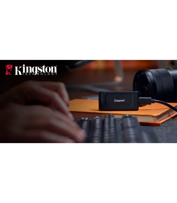 Kingston XS1000 2TB High Performance Pocket-Sized External SSD USB C w/ USB-C to USB-A Cable