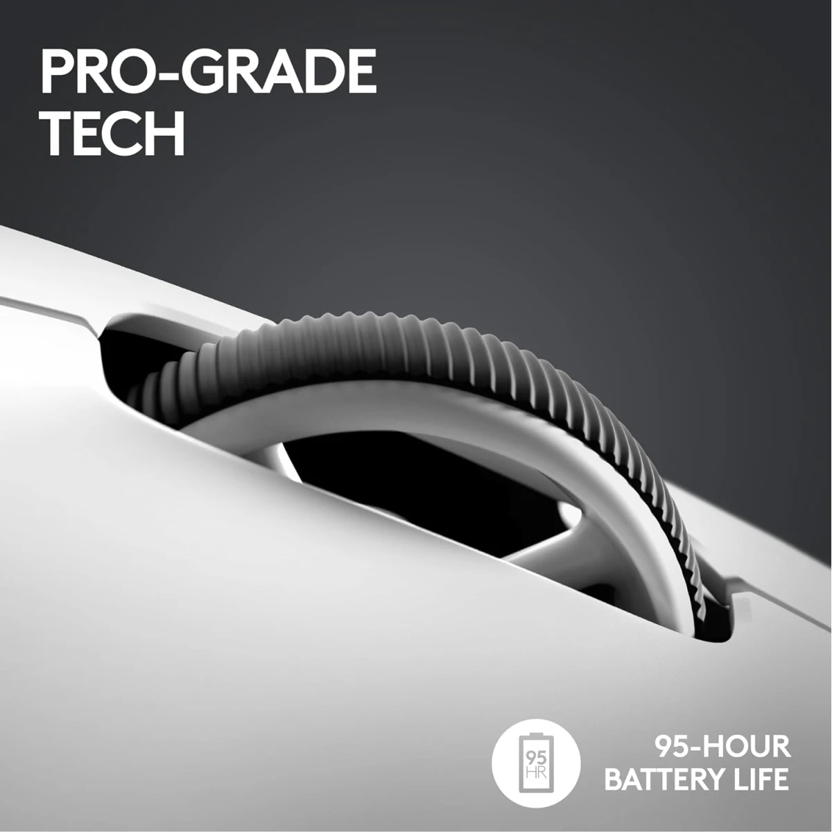 Logitech G PRO X SUPERLIGHT 2 LIGHTSPEED Wireless 4K Polling Lightweight LIGHTFORCE Hybrid Switches HERO 2 Sensor 32,000 DPI USB-C Charging, PC & Mac - Black