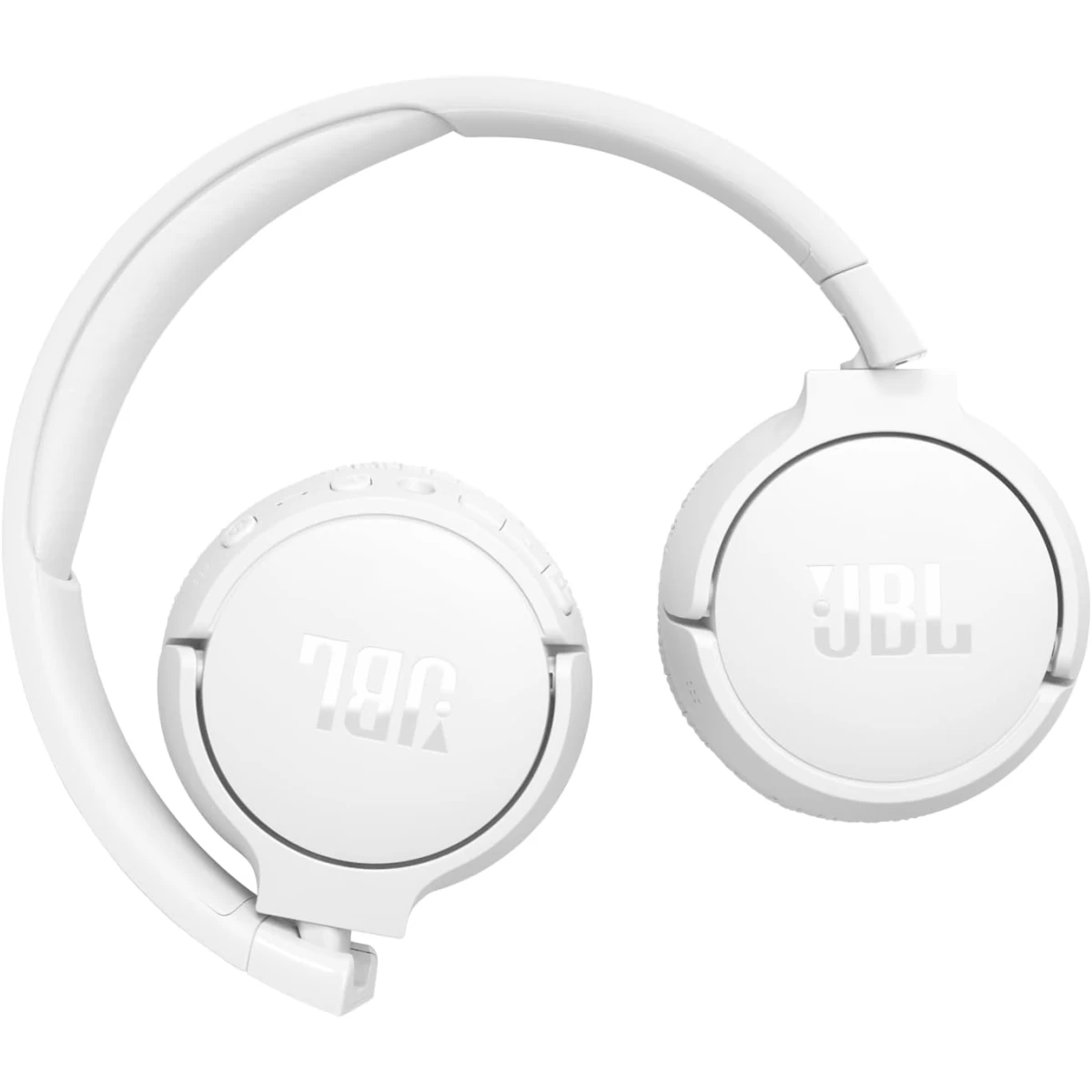 JBL Tune 670NC Adaptive Noise Cancelling with Smart Ambient Wireless Up to 70H Battery Life Speed Charge Lightweight Comfortable & Foldable - White