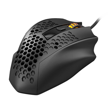 Redragon M722 Bomber Ultra-Lightweight Wired Gaming Mouse 12400DPI 7 Buttons Programmable - Black