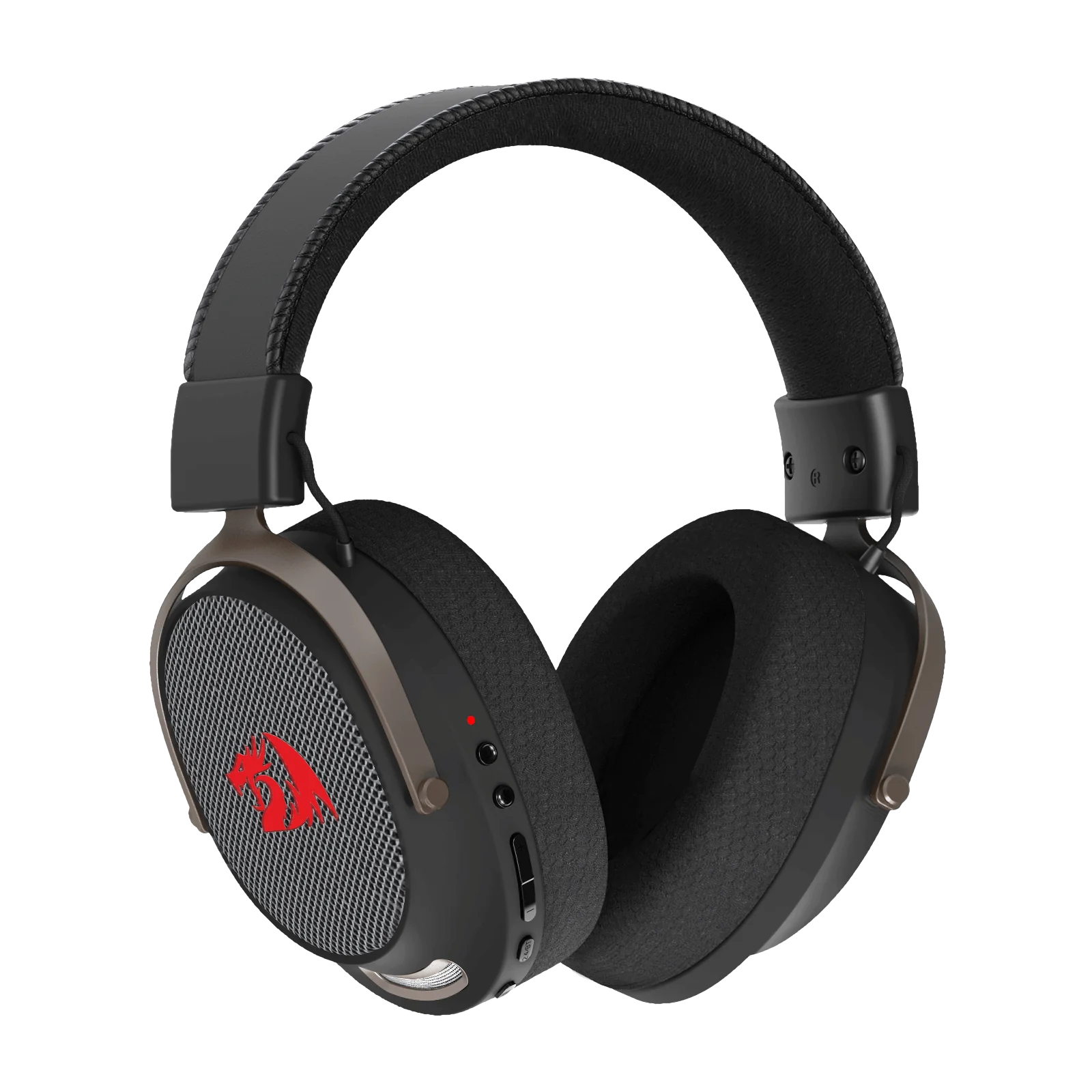 Redragon H858 3-Mode Wireless Gaming Headset, 7.1 Surround Sound, 53 mm Drivers, Memory Foam Ear Pads, Detachable Noise-canceling Microphone