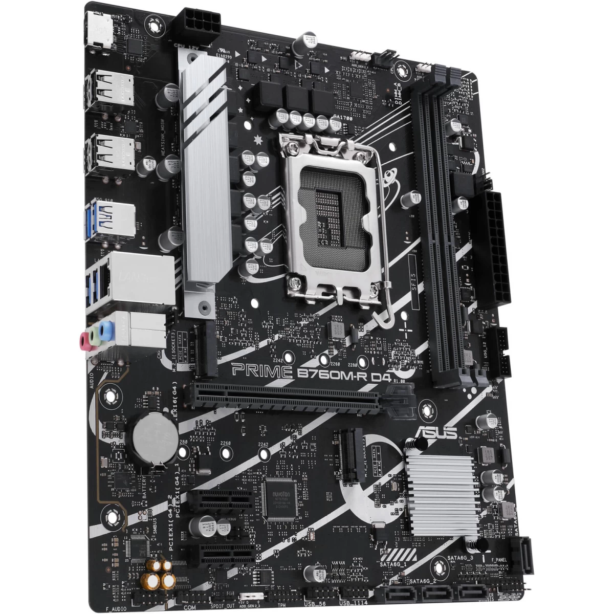 ASUS PRIME B760M-R DDR4 Intel 13th Gen Motherboard PCIe 4.0 DDR4 2xM.2 Gen4 x4 PCIe 4.0 Mainboard