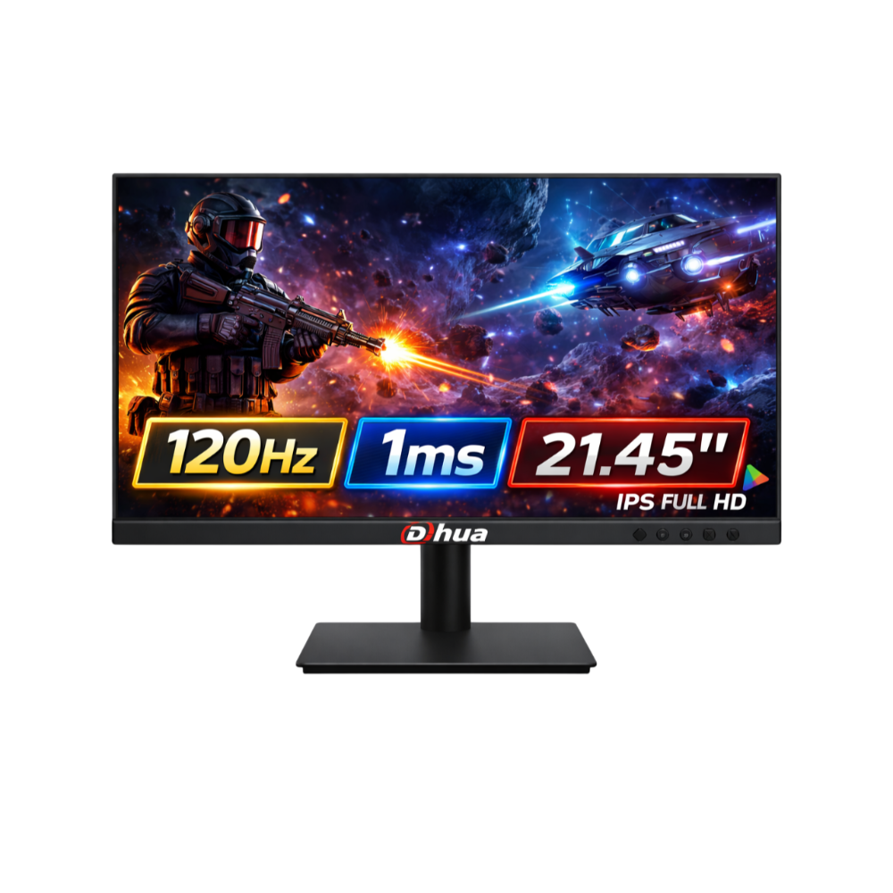 DAHUA 22" LED LM22-A211Y IPS panel 1920x1080 (FHD) 1000:1 1ms 250  120HZ HDMI & VGA Black