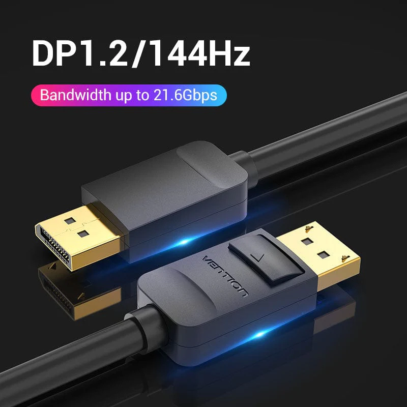 Vention DP Cable Black 2M