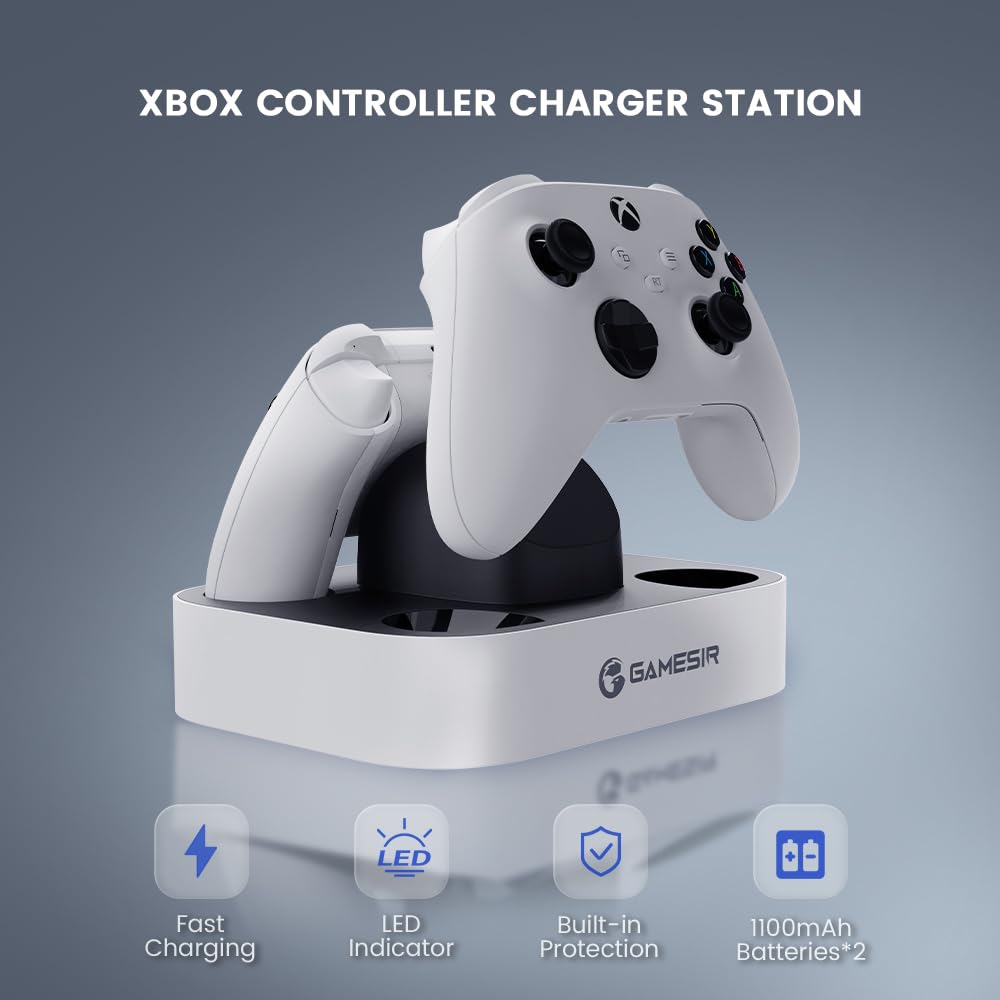 GAMESIR G7 SE WIRED CONTROLLER WITH HALL EFFECT STICKS INCLUDES GAME PASS 1MONTH FOR XBOX AND PC - WHITE