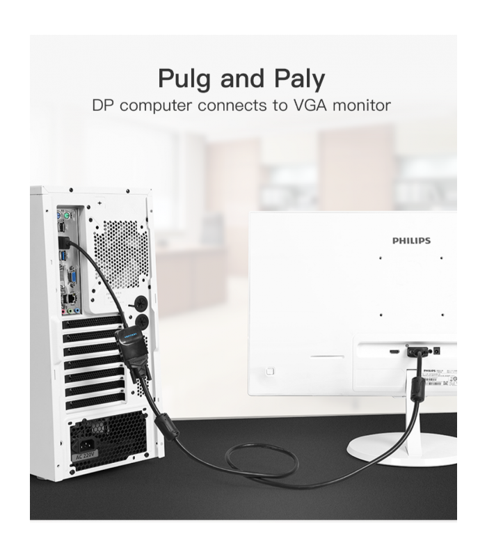 Vention DP To VGA Convertor 0.15M