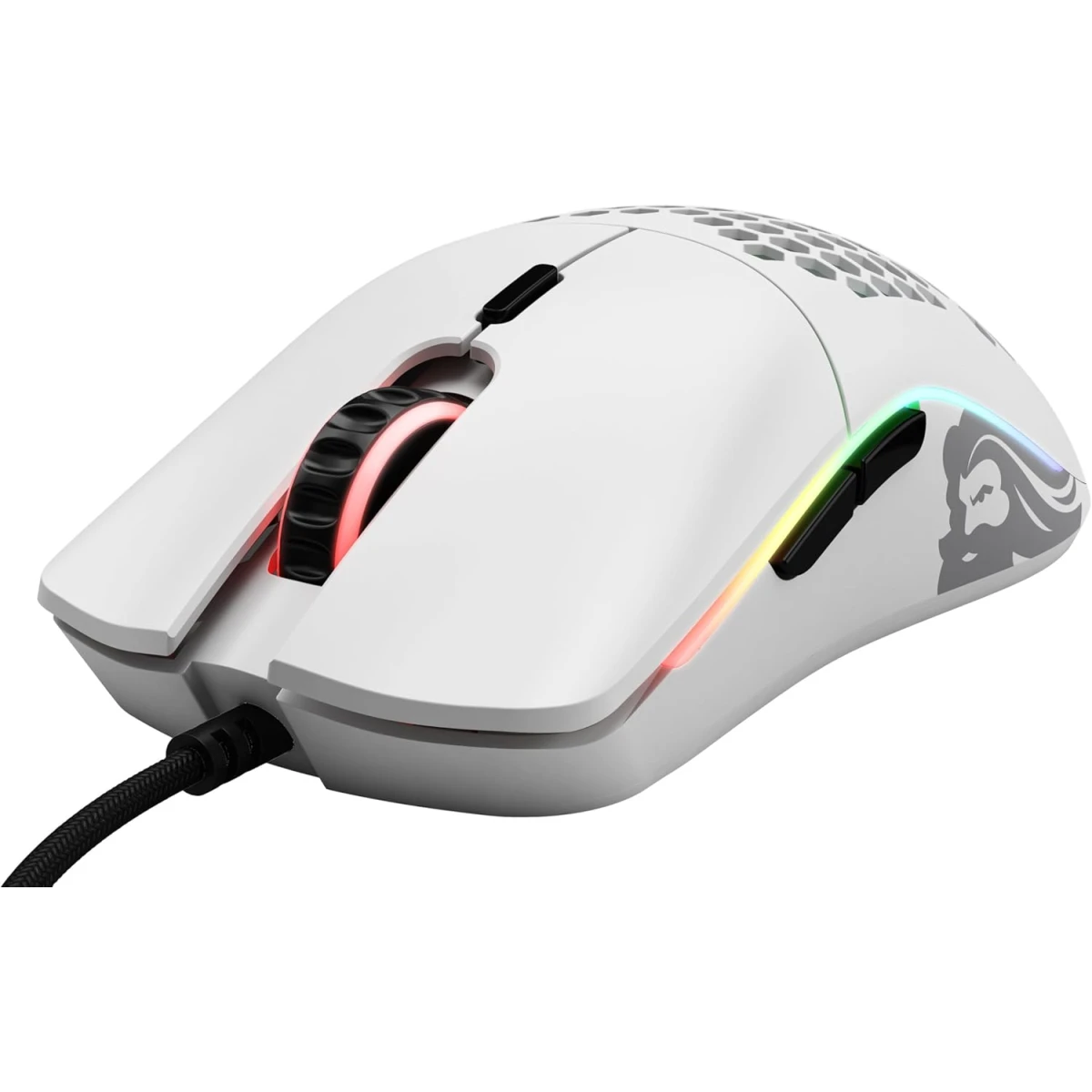 Glorious Model O 67G Superlight Honeycomb Mouse RGB USB Mouse - Matte White