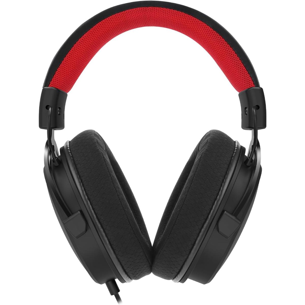 Redragon Cragblade Wired Gaming Headset, 53mm Drivers, Removable Microphone, H541,PC, Desktop, Laptop (Black)