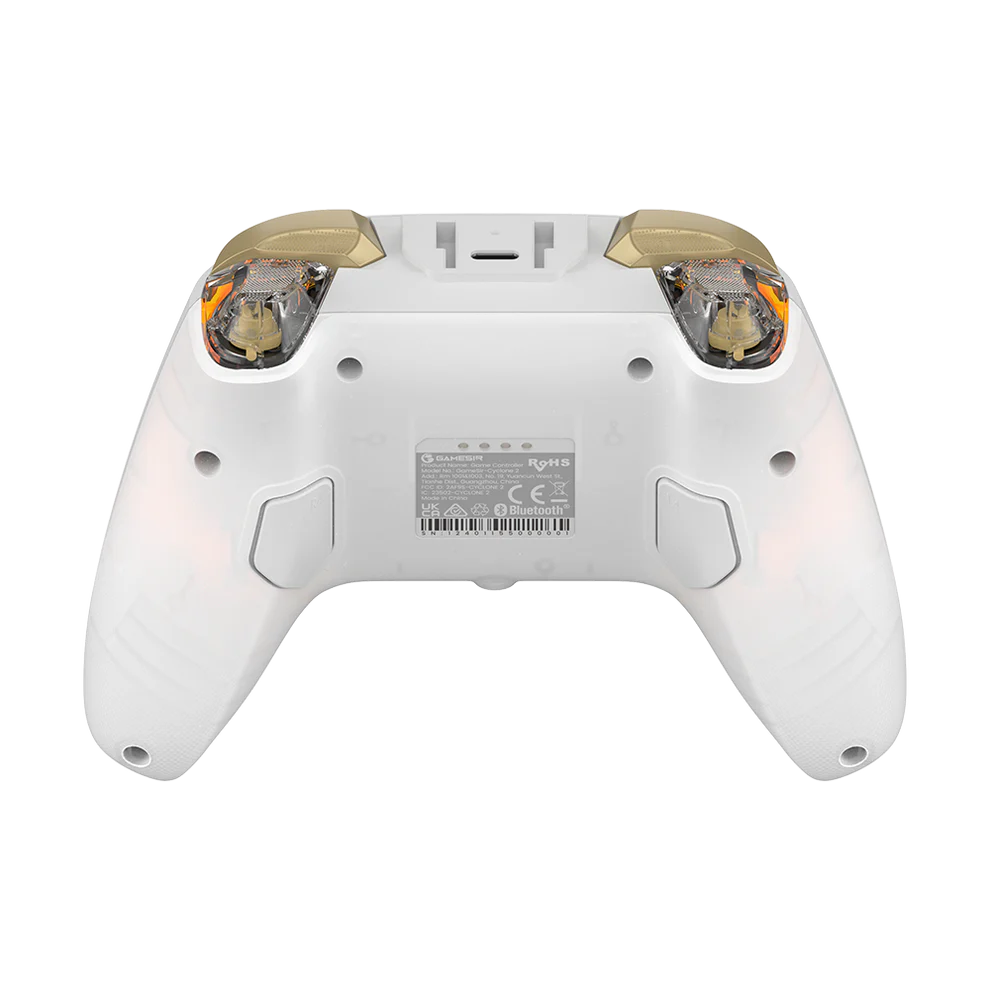GameSir Cyclone 2 Wireless Controller – 1000Hz Polling Rate, TMR Joysticks, Hall/Micro 2-in-1 Triggers for PC/Switch/Android/iOS, PC Gaming Controller with Charging Dock , White | CYCLONE 2