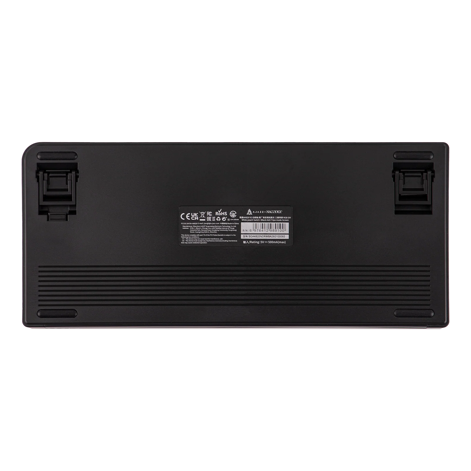 AJAZZ AK820V2 75% Hot-swappable Gasket-mounted Wireless Gaming Keyboard