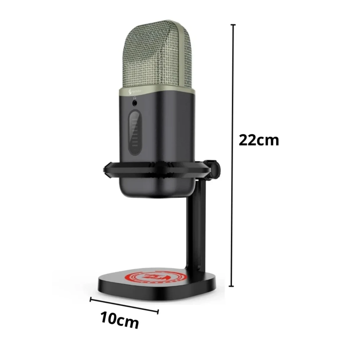 Redragon GM305 Echowave Wired Gaming Microphone Designed for professionals- High quality audio, clear and natural sound quality for live streamers