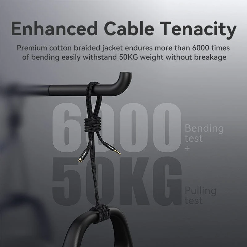 Vention TRRS 3.5mm Male to 3.5mm Female Audio Extension Cable 2M