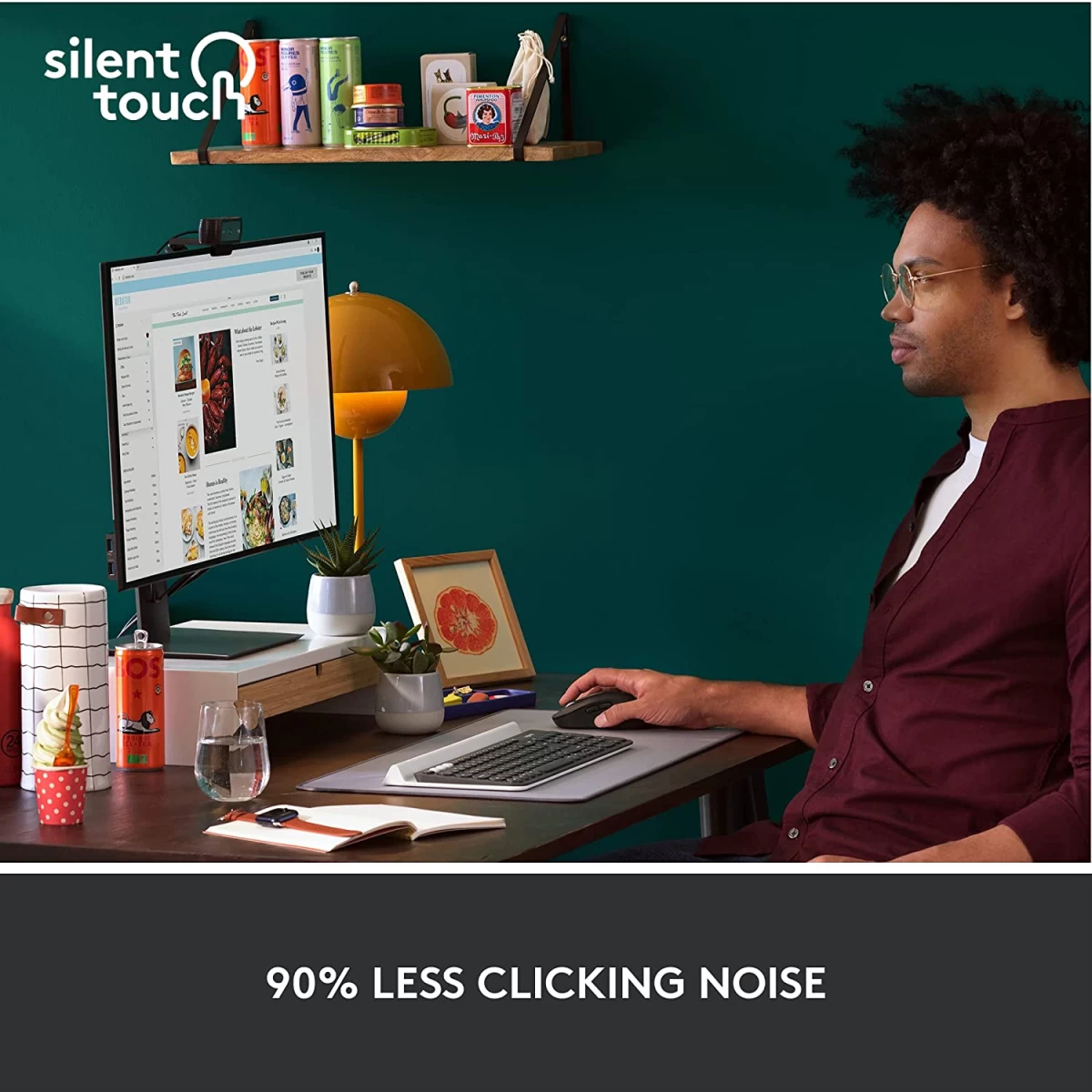 Logitech Signature M650 Wireless Mouse For Small to Medium Sized Hands 2-Year Battery Silent Clicks Customizable Side Buttons Bluetooth For PC/Mac/Multi-Device/Chromebook - Graphite