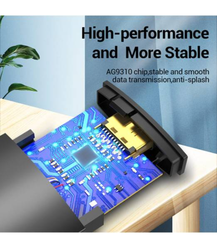 Vention Type-C to HDMI Adapter 4K 30HZ Resolution 0.15 Meter Black