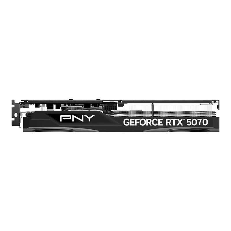 PNY NVIDIA GeForce RTX™ 5070 OC Triple Fan, Graphics Card (12GB GDDR7, 192-bit, SFF-Ready, PCIe® 5.0, HDMI®/DP 2.1, 2.4-Slot, NVIDIA Blackwell Architecture, DLSS 4