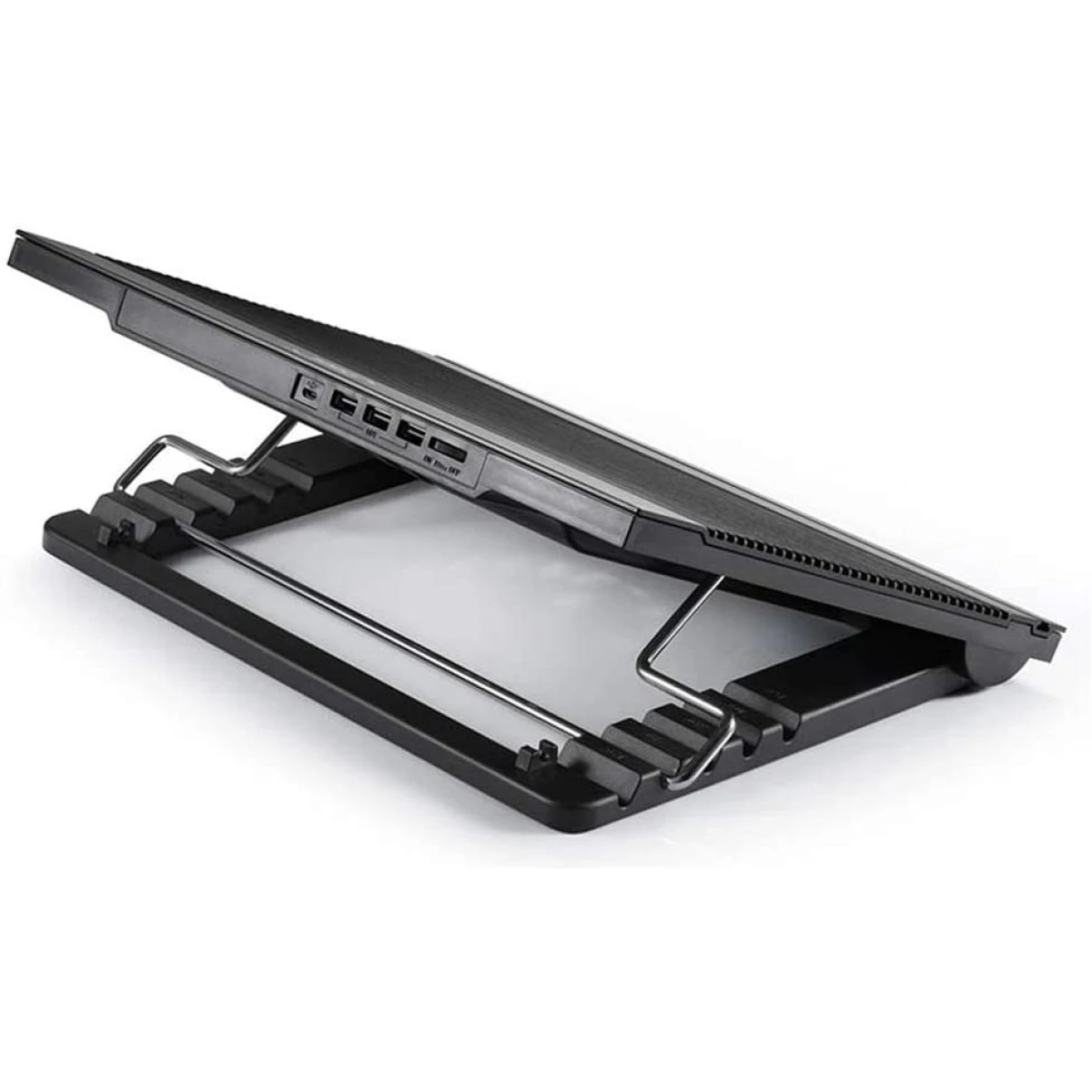 DeepCool N9 Aluminum 180mm Fan Adjustable USB HUB up to 17" Notebooks