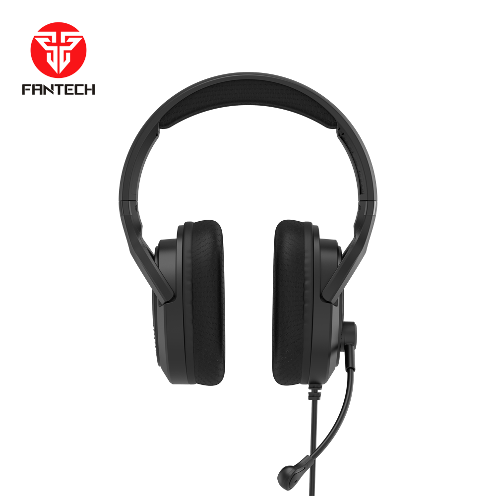 FANTECH TRINITY MH88 MULTI PLATFORM GAMING HEADSET PC, PS, XBOX, Mobile, including 3.5mm Audio Splitter w/ Noise Cancelling Mic & Easy Inline Volume Control BLACK