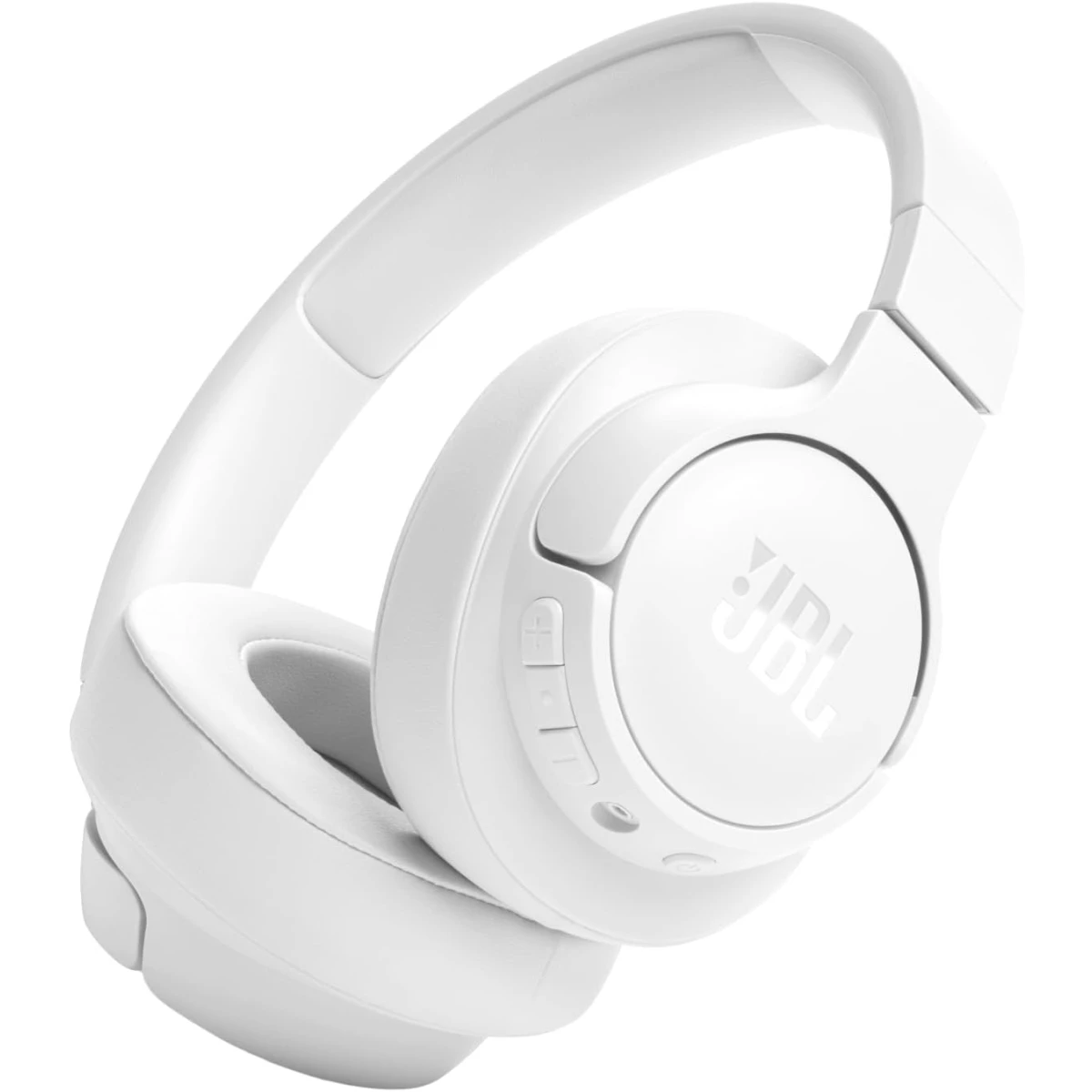 JBL Tune 720BT Wireless Over-Ear with JBL Pure Bass Sound Bluetooth 5.3 Up to 76H Battery Life & Speed Charge, Lightweight, Comfortable & Foldable Design - White